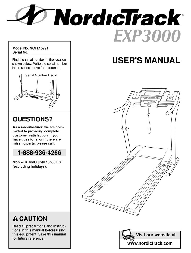 NordicTrack NCTL15991 User manual NordicTrack NCTL15991 User manual