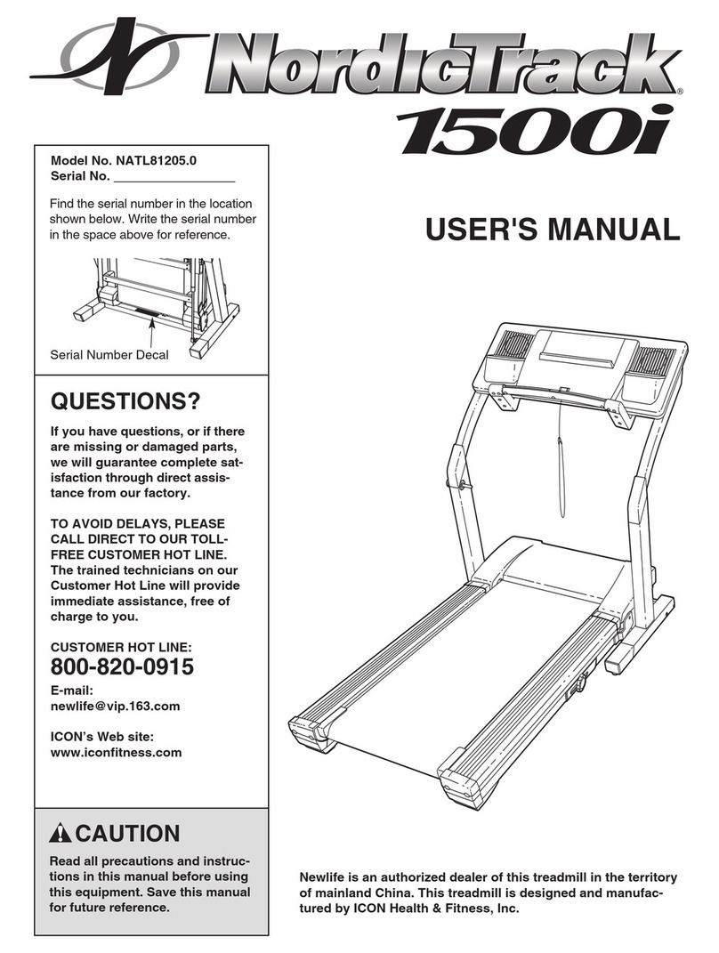 NordicTrack NATL81205.0 User manual