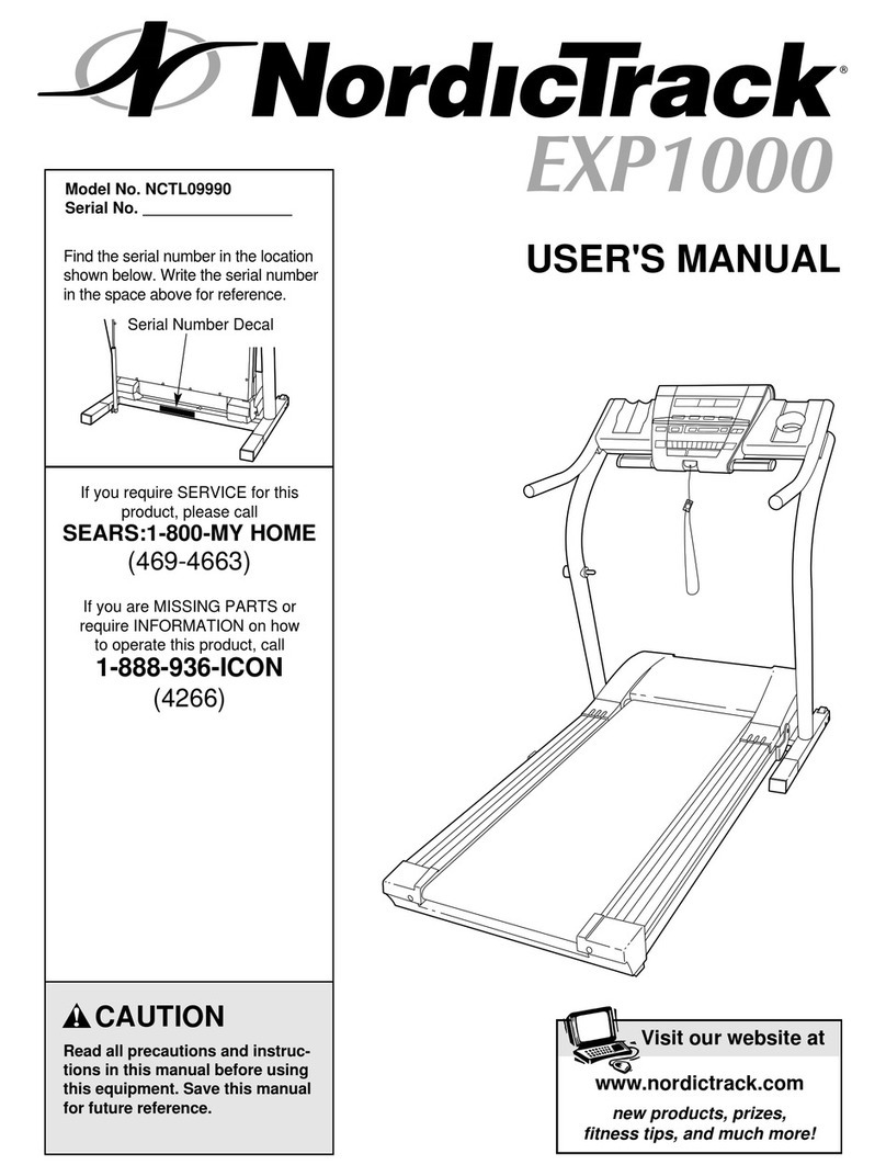 NordicTrack NCTL09990 User manual