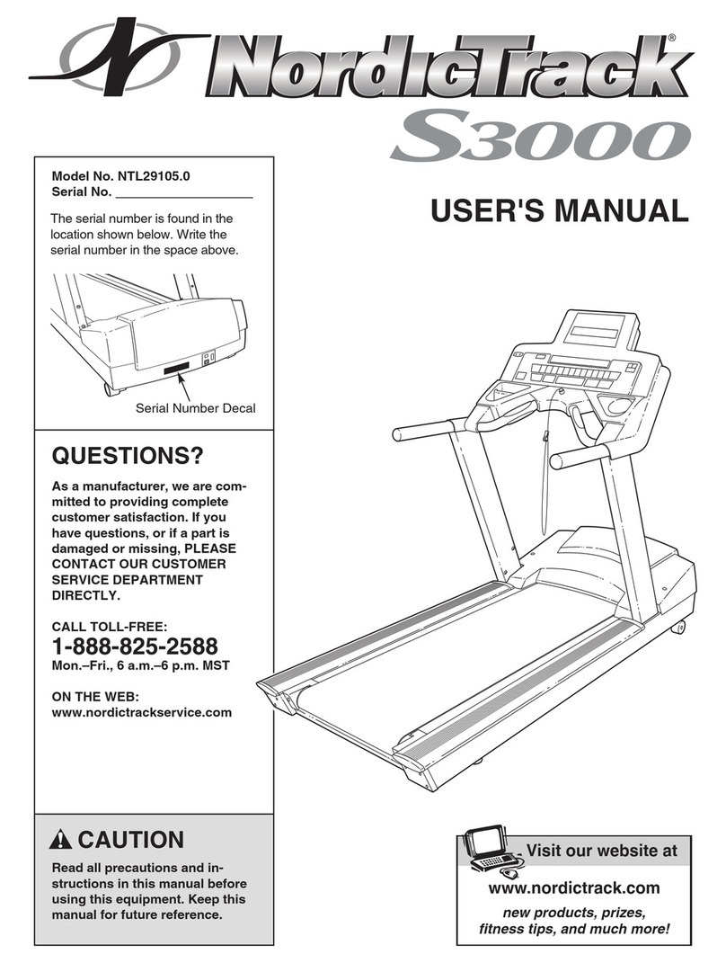 NordicTrack NTL29105.0 User manual