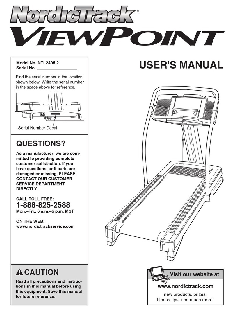 NordicTrack NTL2495.2 User manual