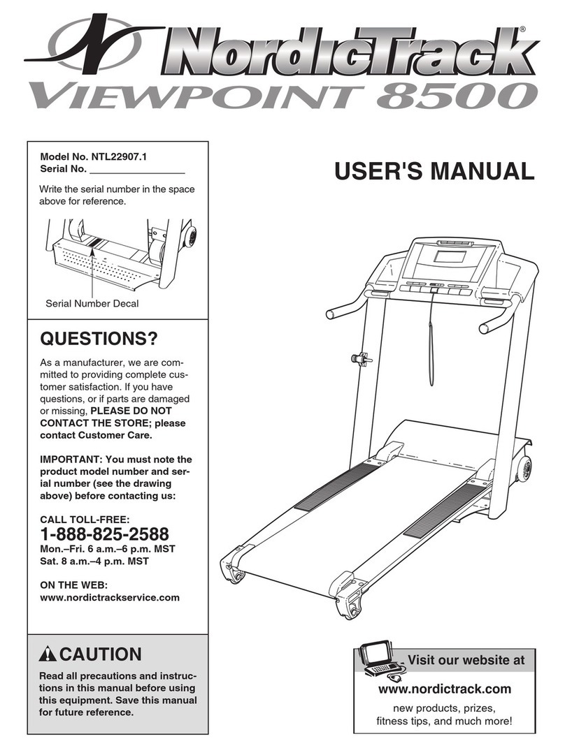 NordicTrack NTL22907.1 User manual