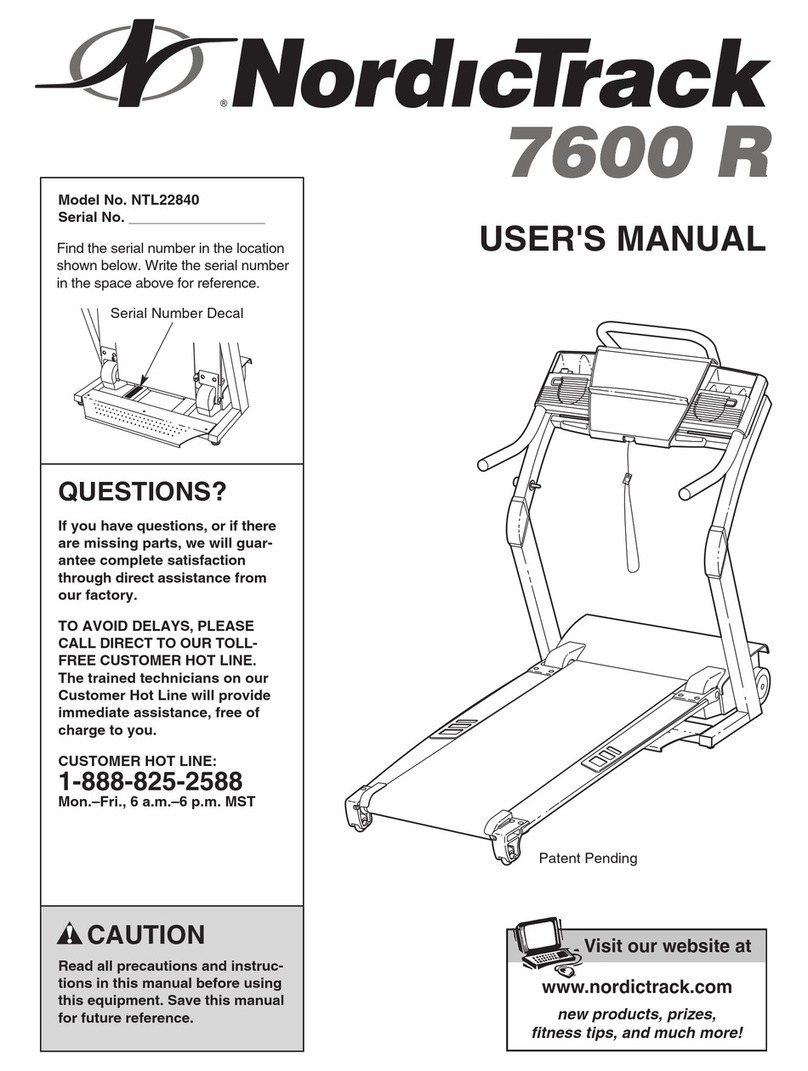 NordicTrack NTL22840 User manual