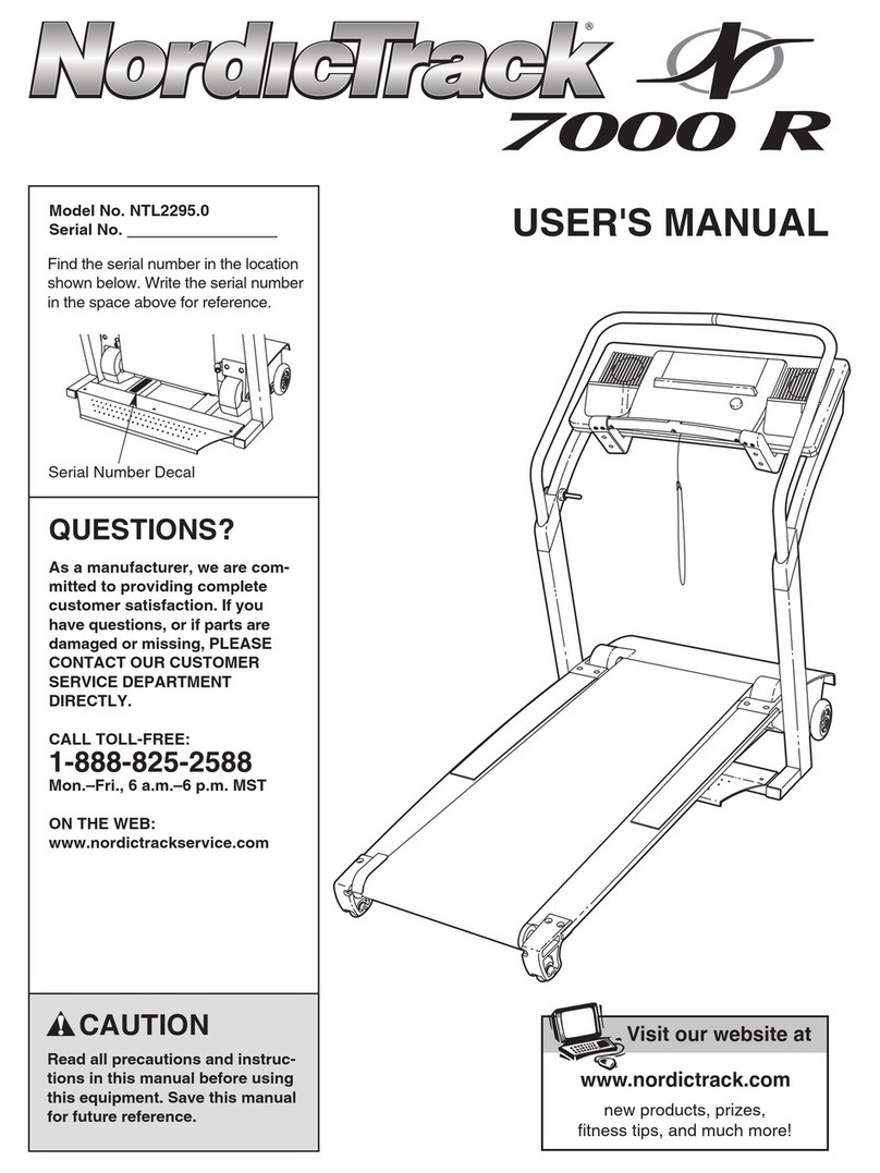 NordicTrack NTL2295.0 User manual