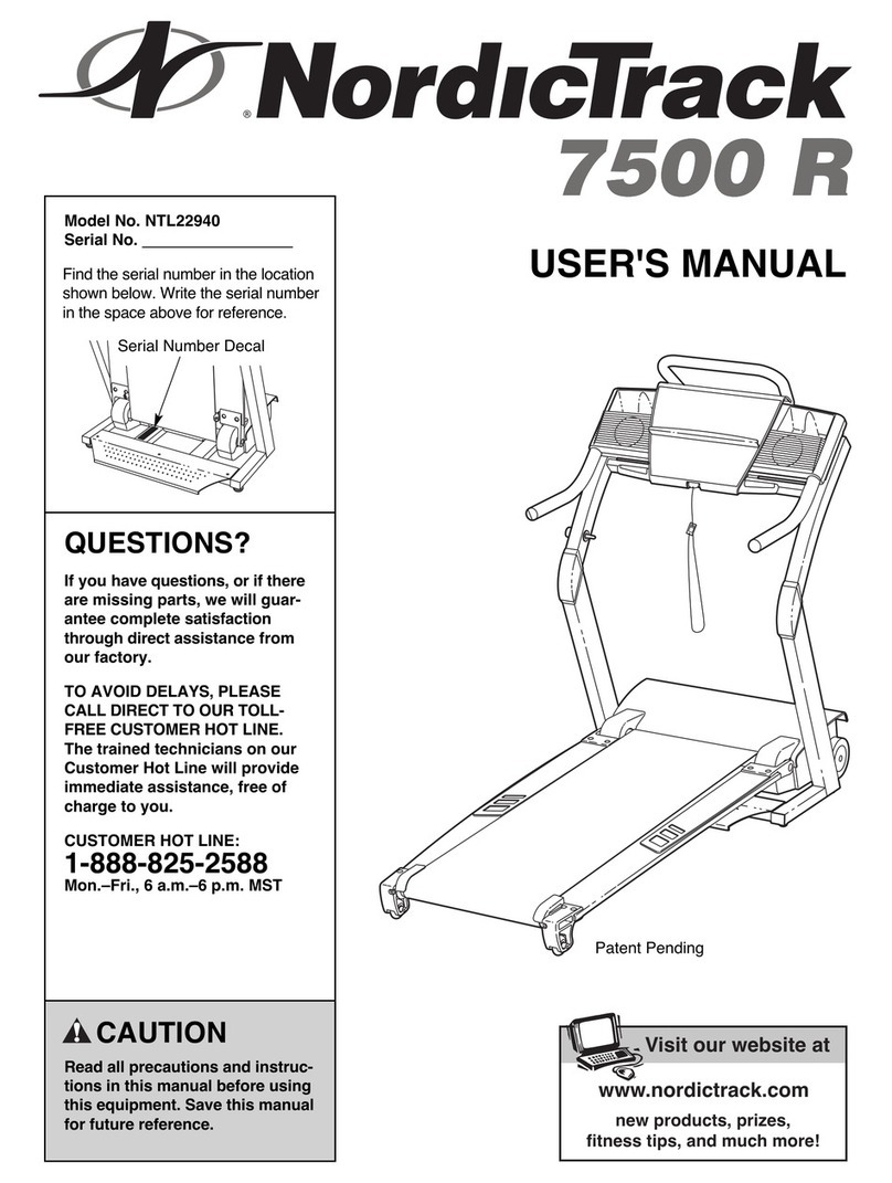 NordicTrack NTL22940 User manual