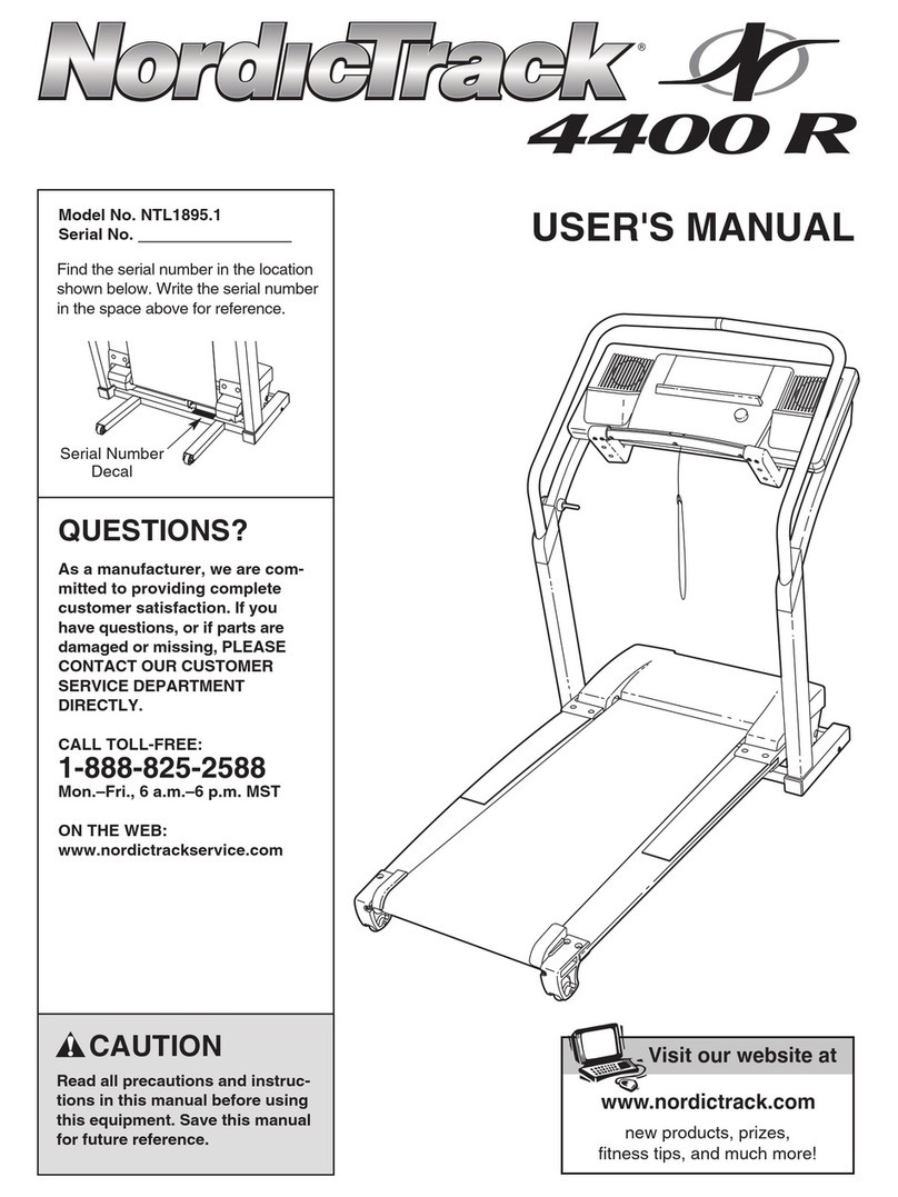 NordicTrack NTL1895.1 User manual