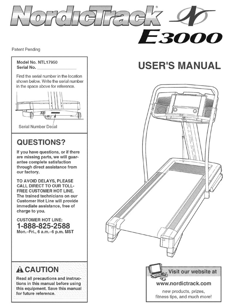 NordicTrack NTL17950 User manual