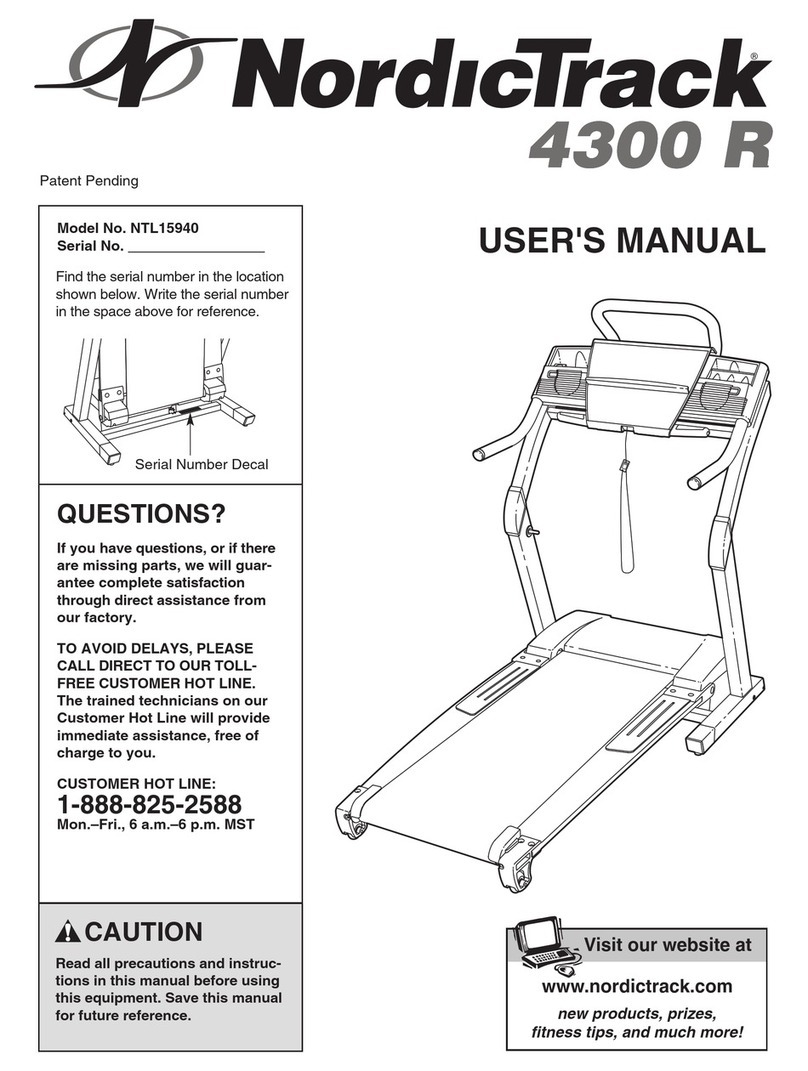 NordicTrack NTL15940 User manual