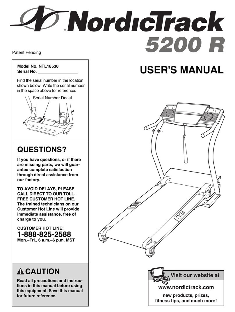 NordicTrack NTL18530 User manual