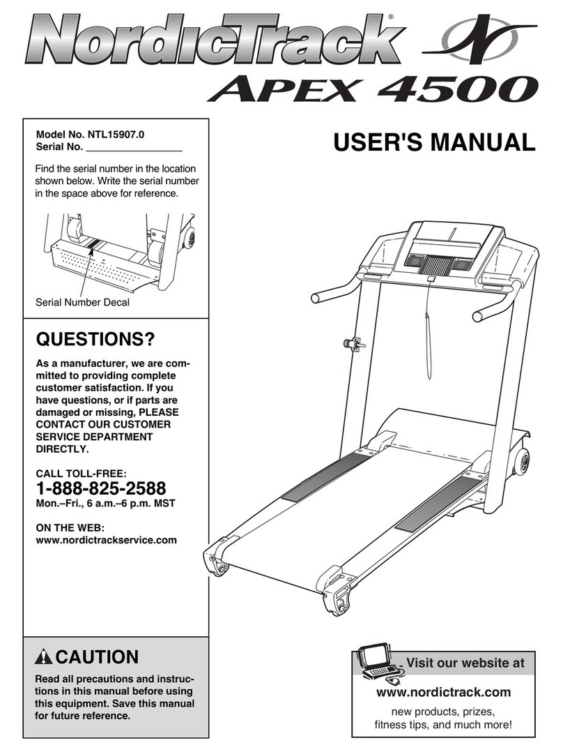 NordicTrack NTL15907.0 User manual