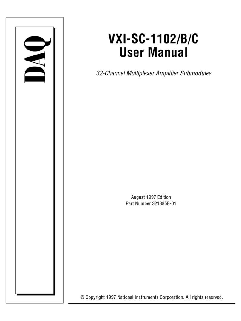 National Instruments VXI-SC-1102 user manual