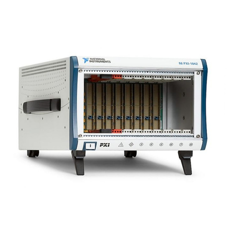 National Instruments NI PXI-1042 Series User manual National Instruments NI PXI-1042 Series User manual