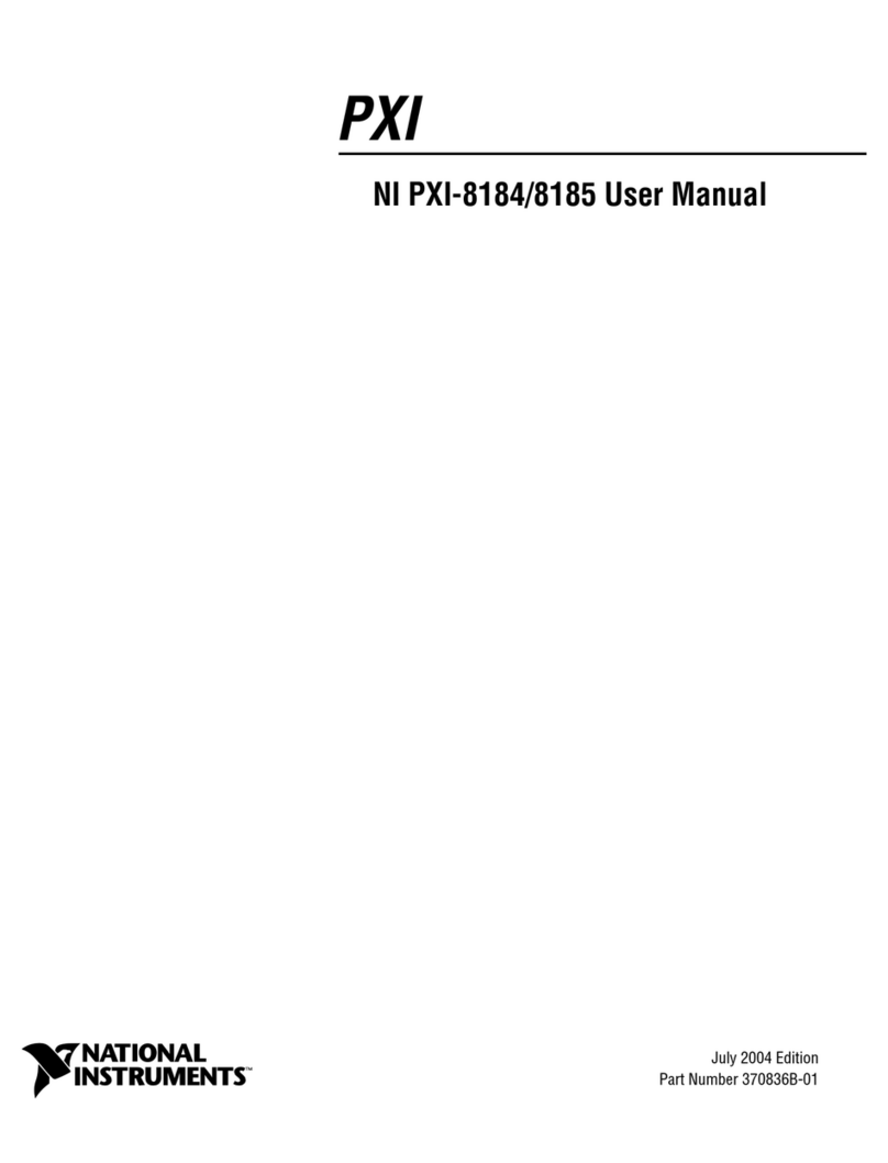 National Instruments NI PXI-8184 User manual
