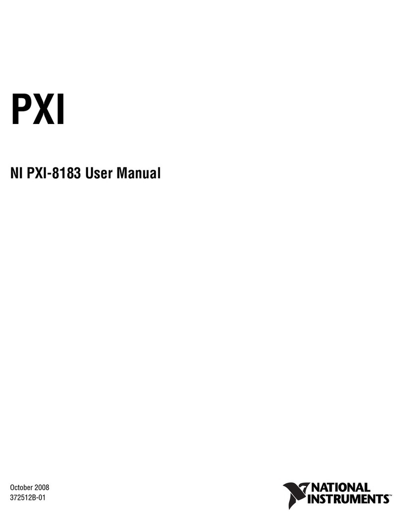 National Instruments Two-Slot Embedded Controller NI PXI-8183 User manual
