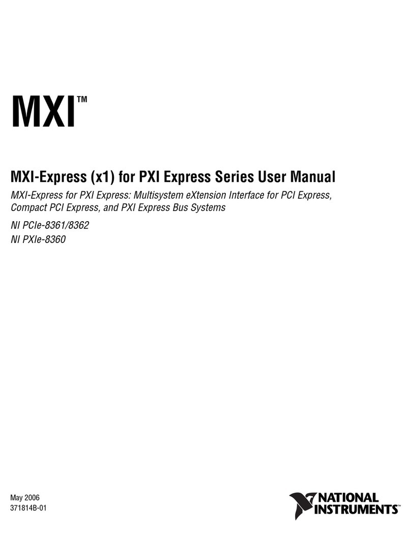 National Instruments MXI user manual