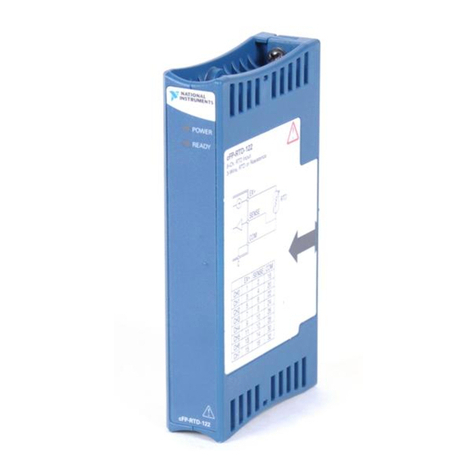National Instruments FieldPoint cFP-RTD-122 User manual