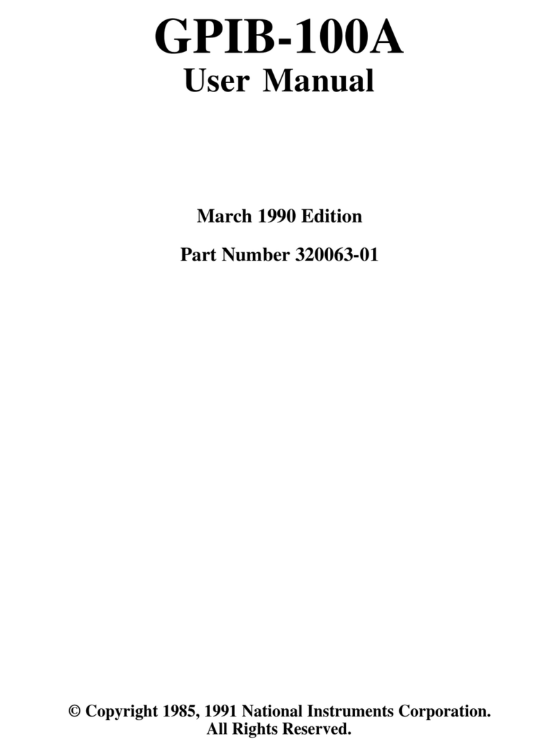 National Instruments GPIB-100A user manual
