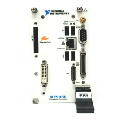 National Instruments NI PXIe-8105 User manual National Instruments NI PXIe-8105 User manual