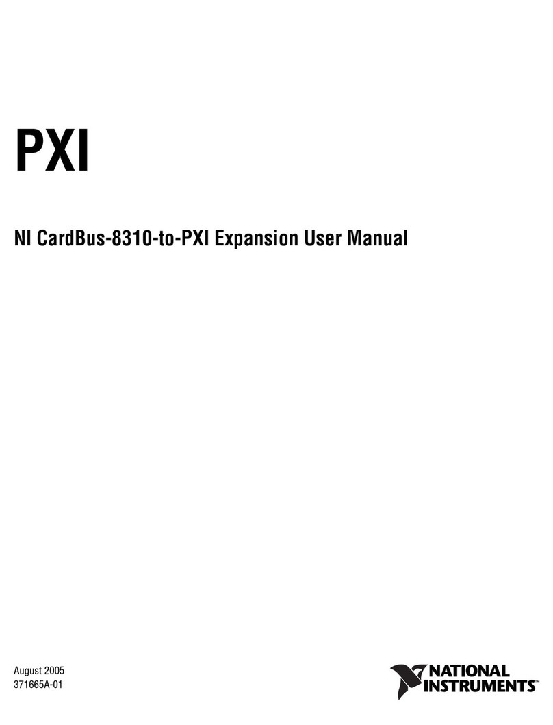National Instruments NI CardBus-8310-to-PXI Expansion user manual