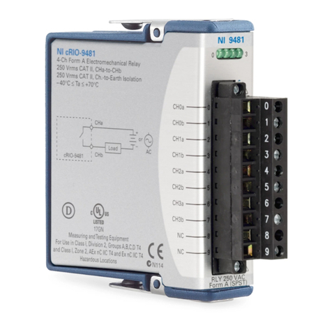 National Instruments NI 9481 operating instructions