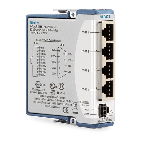 National Instruments NI 9871 operating instructions