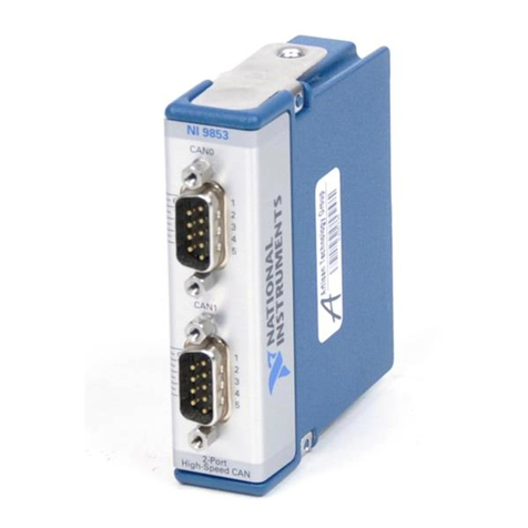 National Instruments NI 9853 operating instructions