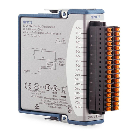 National Instruments NI 9476 operating instructions