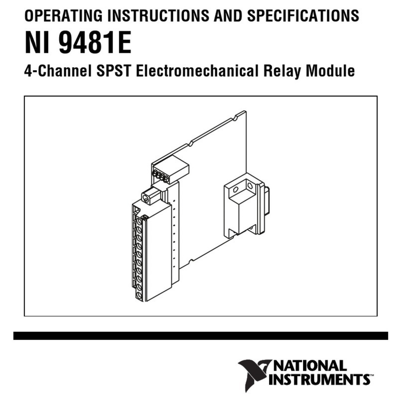 National Instruments NI 9481E User manual