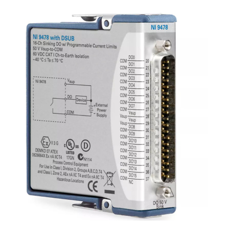 National Instruments NI 9478 operating instructions