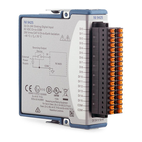 National Instruments NI 9425 operating instructions
