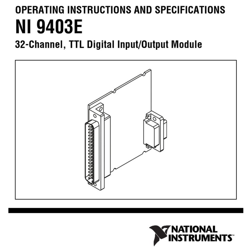 National Instruments NI 9403E User manual
