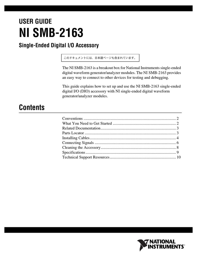 National Instruments Single-Ended Digital Waveform Generator/Analyzer Modules NI... user guide National Instruments Single-Ended Digital Waveform Generator/Analyzer Modules NI... user guide
