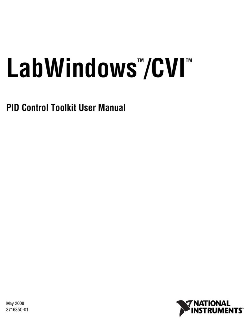 National Instruments PID Control Toolkit 371685C-01 User manual