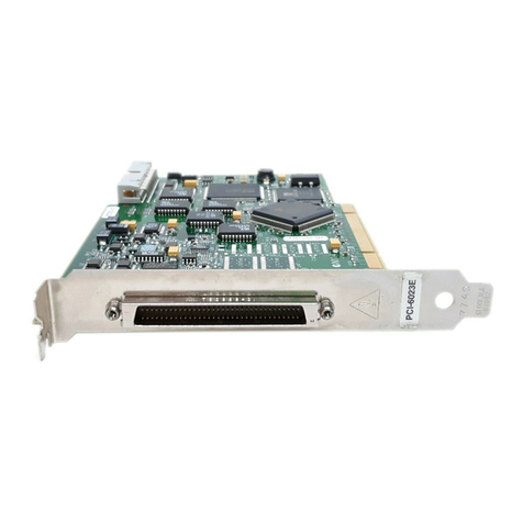 National Instruments DAQ PCI-6023E User manual National Instruments DAQ PCI-6023E User manual