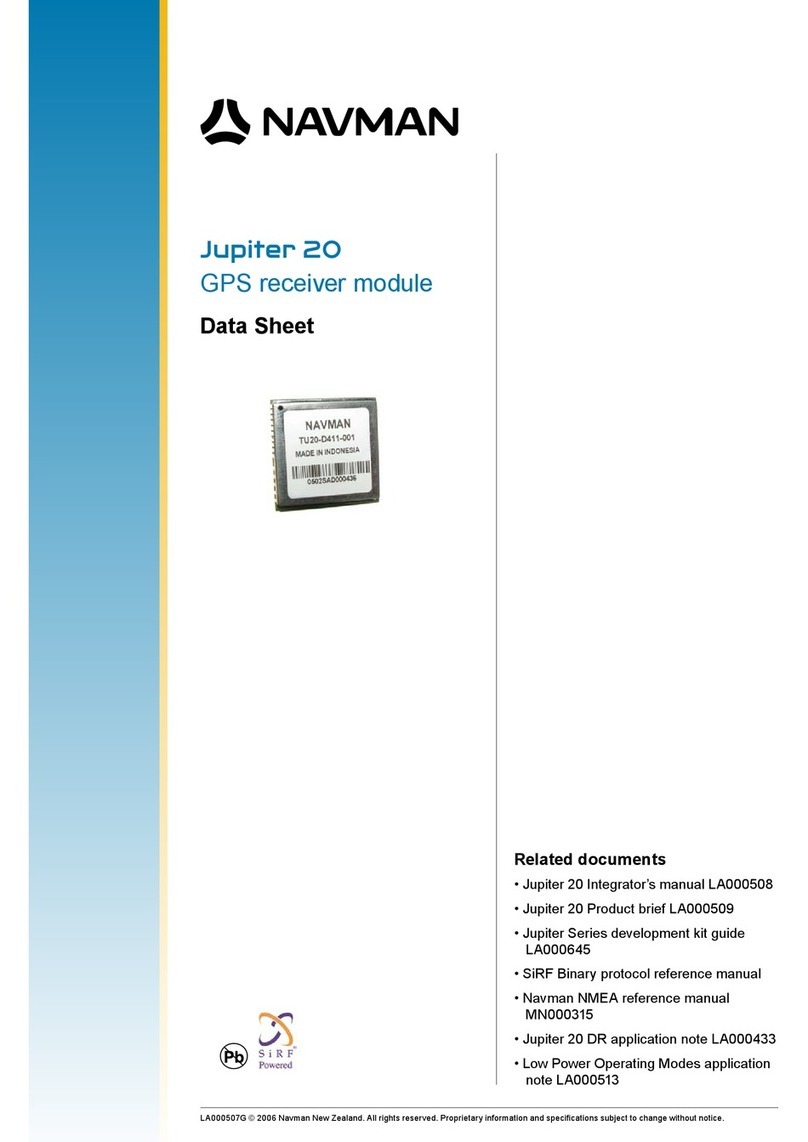 Navman LA000508 User manual Navman LA000508 User manual