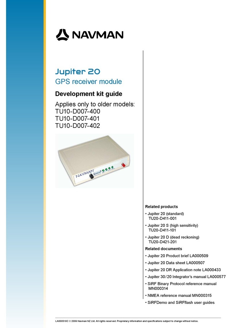 Navman LA000507 manual