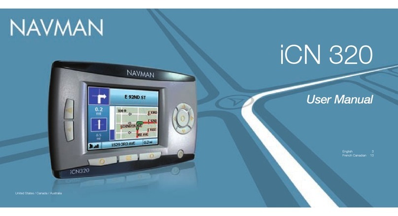 Navman iCN 320 User manual