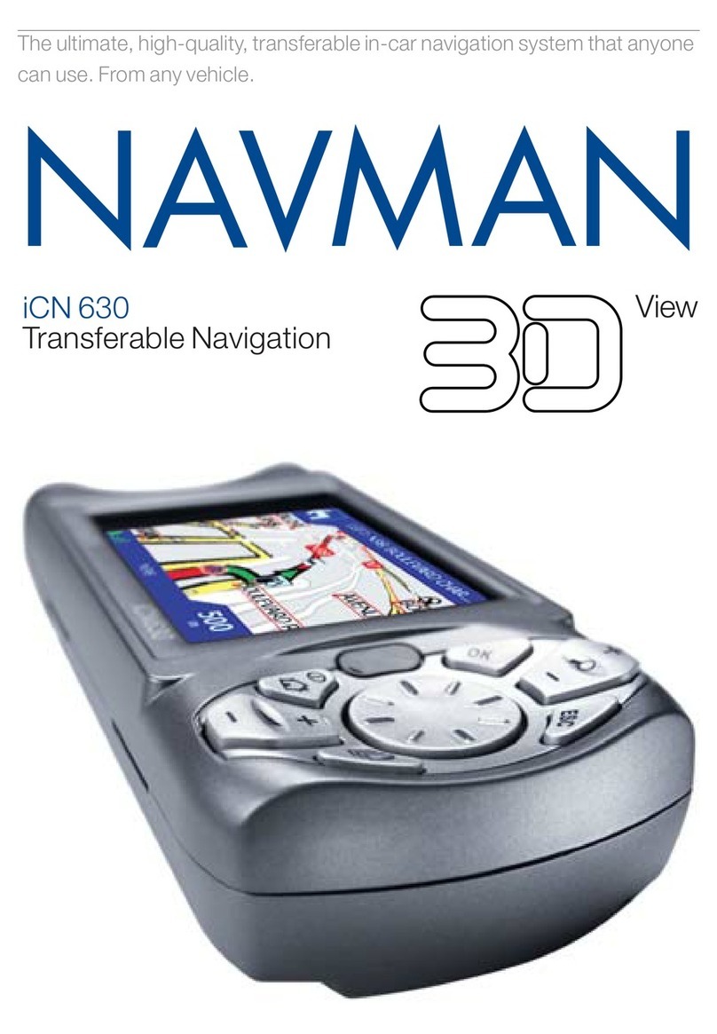 Navman iCN 630 User manual