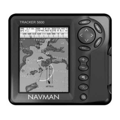 Navman tracker plotter TRACKER 5600 Installation and operation manual