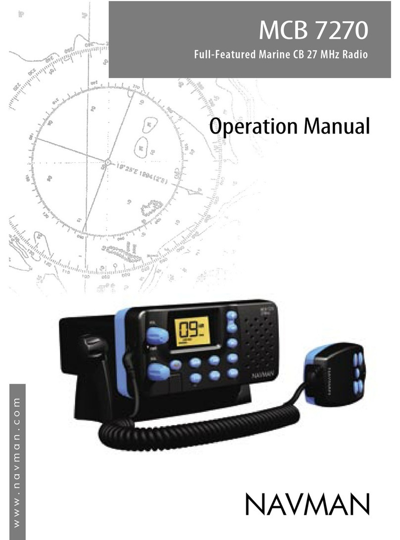 Navman MCB 7270 User manual