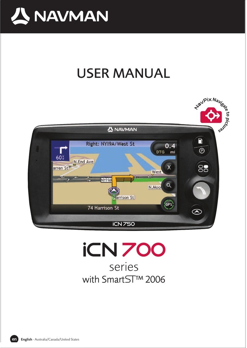 Navman iCN 700 Series user manual