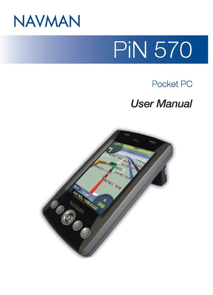 Navman PiN 570 user manual