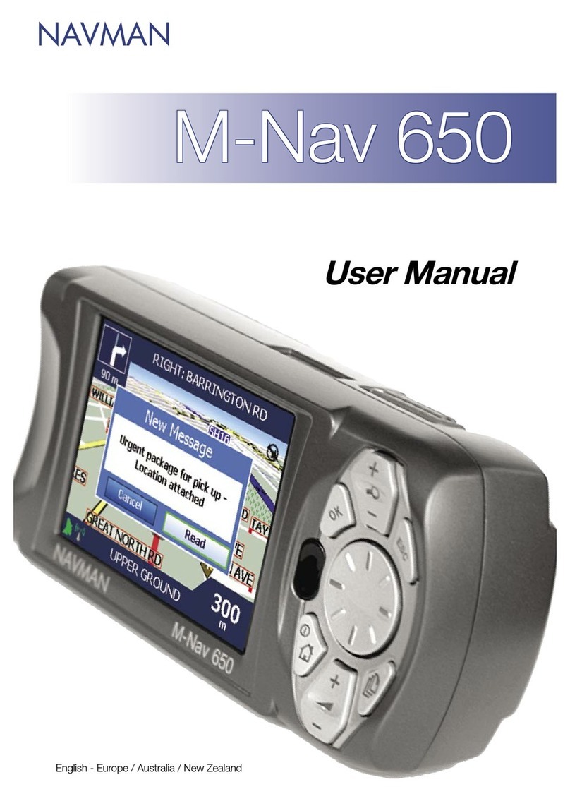 Navman M-Nav 650 User manual