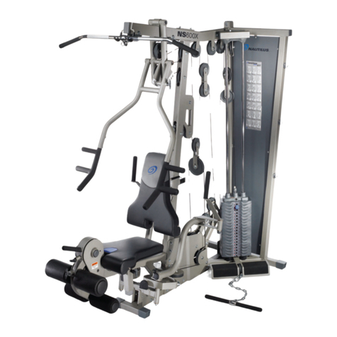 Nautilus BE STRONG. NS 600X User manual Nautilus BE STRONG. NS 600X User manual