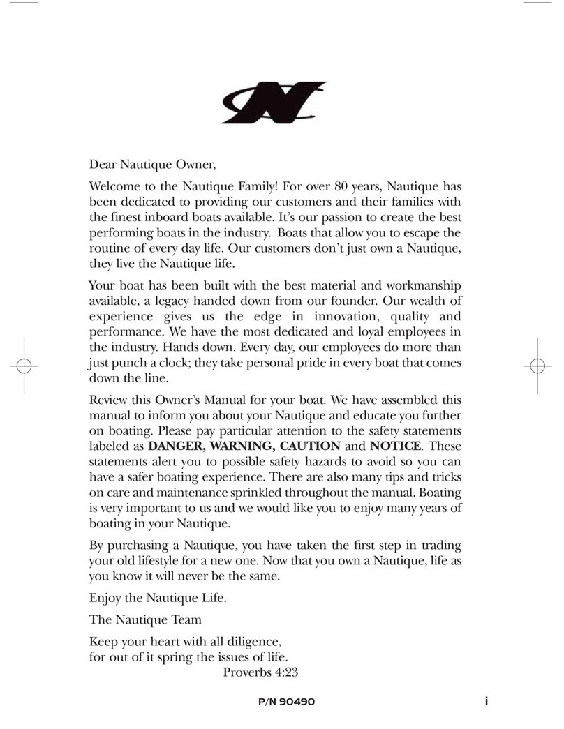 Nautiques Crossover 90490 owner's manual