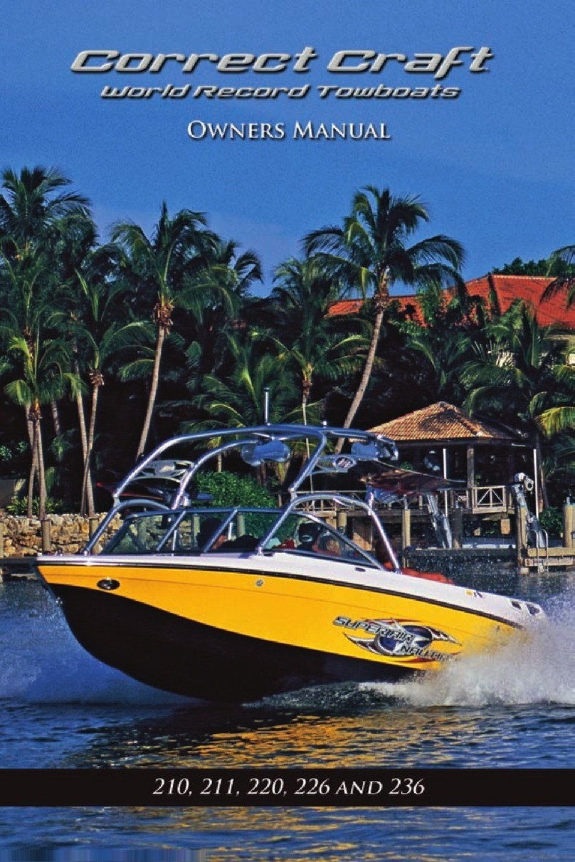 CORRECT CRAFT Nautique 220 owner's manual