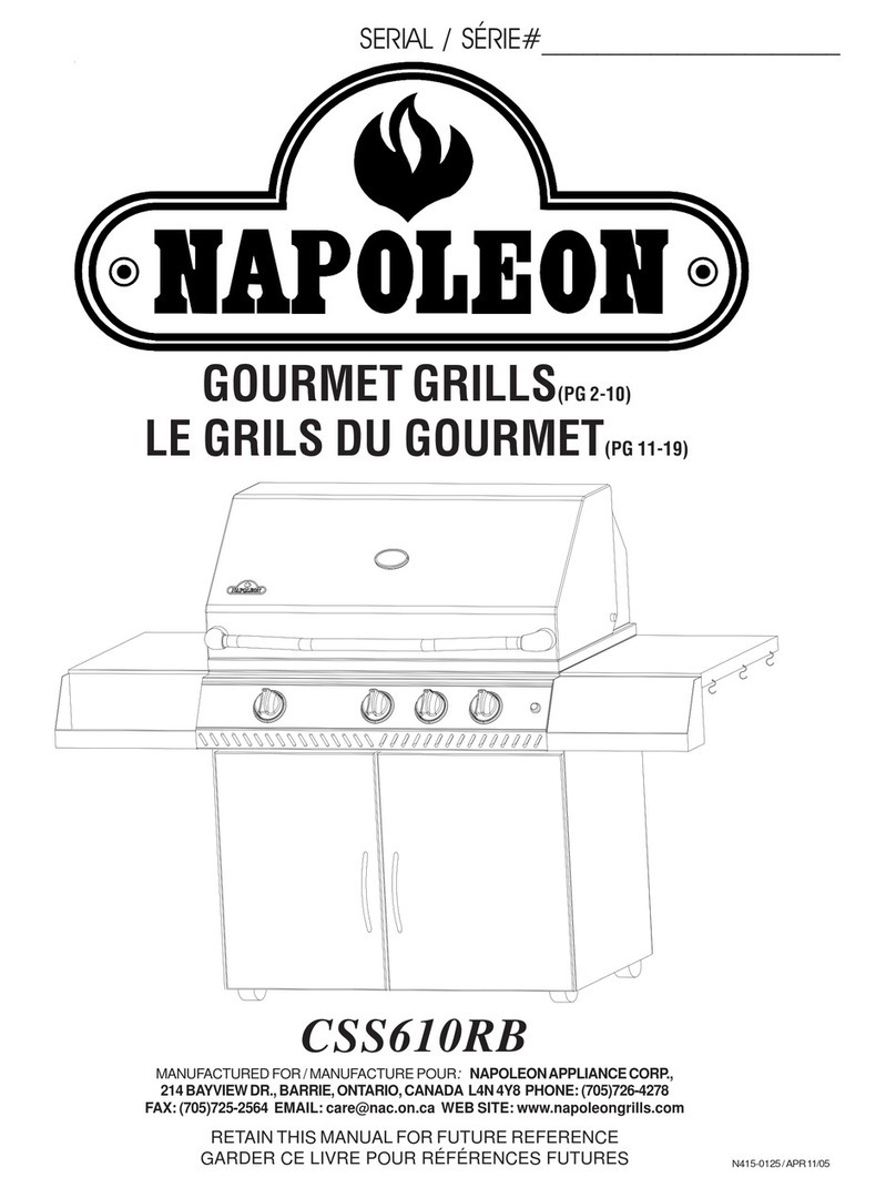 Napoleon CSS610RB User manual