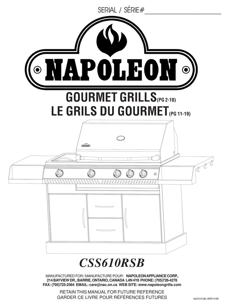 Napoleon CSS610RSB User manual