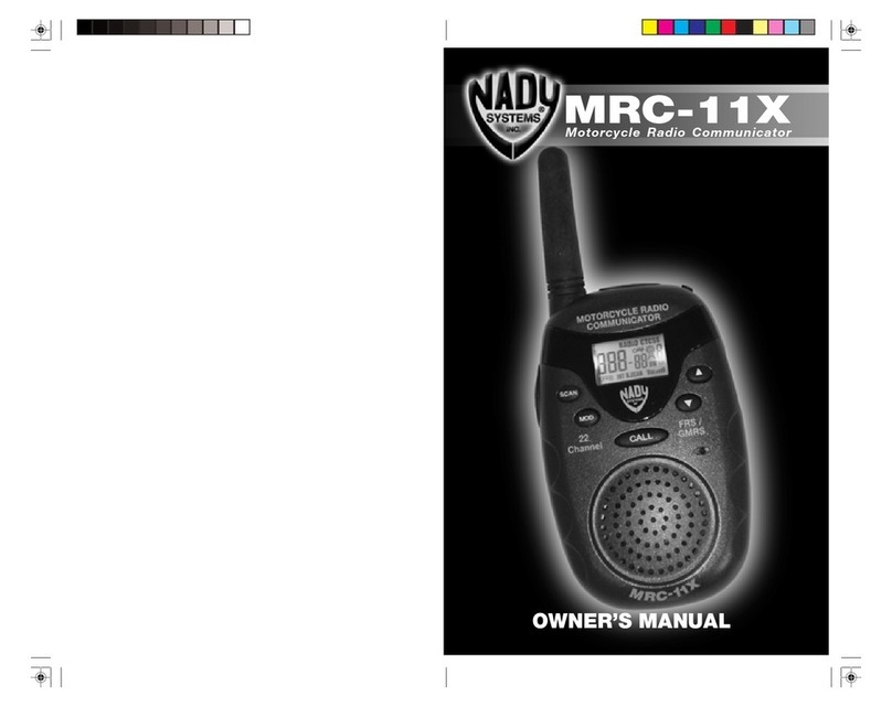 Nady Systems MRC-11X owner's manual
