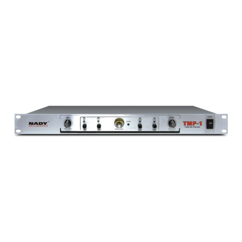 Nady Audio TMP-1 MICPREAMP User manual